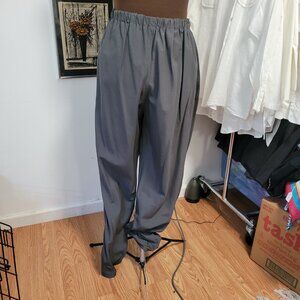 Vintage 90's Grey Oversized Pants Mizono Designer Size Large Tapered Leg